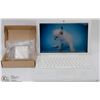 Image 1 : WHITE APPLE MACBOOK W/ WEBCAM