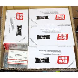 FLAT OF ASSORTED GRIP-RITE FASTENERS