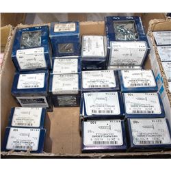 FLAT OF ASSORTED GRIP-RITE FASTENERS / SCREWS