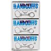 Image 1 : LOT OF THREE HANDCUFFS WITH KEYS