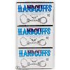 Image 1 : LOT OF THREE HANDCUFFS WITH KEYS