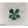 Image 1 : #139- NATURAL GREEN EMERALD GEMSTONE 38.5CT