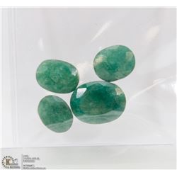 #142- NATURAL GREEN EMERALD GEMSTONE  39CT