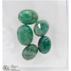 #143- NATURAL GREEN EMERALD GEMSTONE  45.5CT