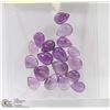 Image 1 : #153-NATURAL PURPLE AMETHYST GEMSTONE  50CT