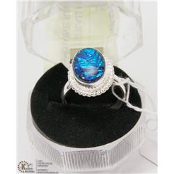 #64-AUSTRALIA FIRE OPAL GEMSTONE RING
