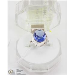 #52-TANZANITE GEMSTONE RING