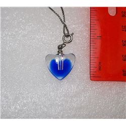 12 - MURANO GLASS HEART PERFUME