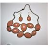 Image 1 : 16 - GOLD TONE & PALE PINK FACETED