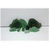 Image 1 : 18)  PALE GREEN FLUORITE NATURAL