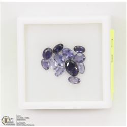 63) GENUINE IOLITES, 2.5-5MM OVALS, APPROX 3.4CTS
