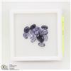 Image 1 : 63) GENUINE IOLITES, 2.5-5MM OVALS, APPROX 3.4CTS