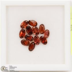 27) GENUINE GARNETS, OVALS, APPROX 4 CTS