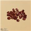 Image 1 : 72) GENUINE GARNETS, ASSORTED SHAPES AND SIZES,
