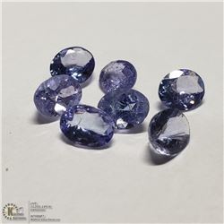 74) TANZANITES, 4X3MM&UP OVALS, APPROX 2 CTS