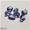 Image 1 : 74) TANZANITES, 4X3MM&UP OVALS, APPROX 2 CTS
