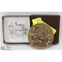 VINTAGE 1980'S HEAVY MEDALLION