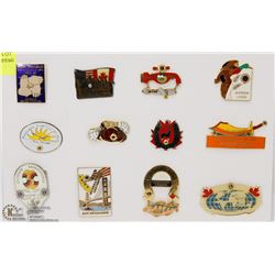 SHEET OF 12 LIONS CLUB PINS