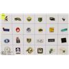 Image 1 : SHEET OF 24 ASSORTED SCHOOL PINS