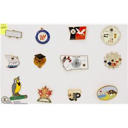 SHEET OF 12 LIONS CLUB PINS