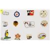 Image 1 : SHEET OF 12 LIONS CLUB PINS
