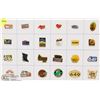 Image 1 : SHEET OF 24 LOTTERIES PINS