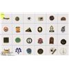 Image 1 : SHEET OF 24 ASSORTED SCHOOL PINS