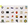 Image 1 : SHEET OF 24 USA CITY PINS