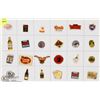 Image 1 : SHEET OF FOOD AND DRINK PINS