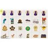 Image 1 : SHEET OF 24 ASSORTED PINS