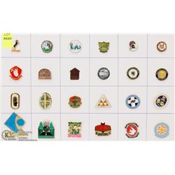 SHEET OF SCHOOL PINS