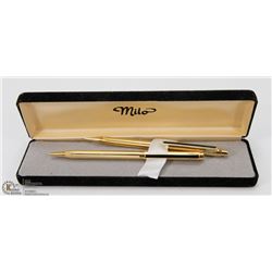 MILO BOXED PEN AND PENCIL SET