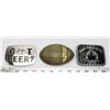 Image 1 : LOT OF THREE NEW BELT BUCKLES