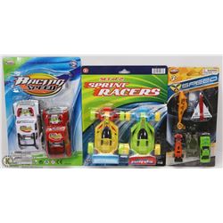 BUNDLE OF NEW KIDS RACING CARS
