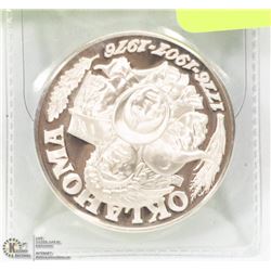 US SILVER OKLAHOMA BICENTENNIAL COIN