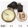 Image 1 : VINTAGE ADMIRAL POCKETWATCH WITH LEATHER STRAP