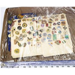 LOT OF OVER 75 PINS
