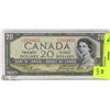 Image 1 : 1954 CANADIAN DEVILSFACE 20 DOLLAR BILL