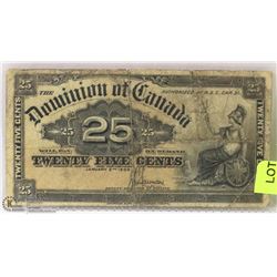 1900 CANADIAN SHINPLASTER