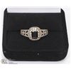 Image 1 : LADIES FILIGREE DESIGN 925 SILVER GEMSTONE RING