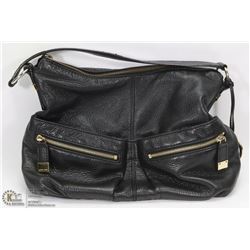 GENUINE MICHAEL KORS BLACK LEATHER PURSE