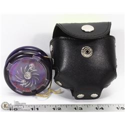 YOMEGA YOYO W/LEATHER BELT CARRYING CASE