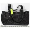 Image 1 : GENUINE COACH BLACK LEATHER PURSE