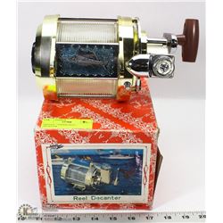 VINTAGE " FISHING REEL " DECANTER