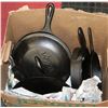 Image 1 : LODGE CAST IRON POTS AND PANS SET