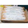 Image 1 : APPROX. 12 SHEETS OF NEW MOSIAC MARBLE BACKSPLASH