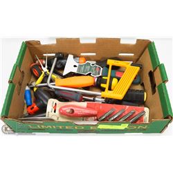 FLAT OF MISC TOOLS. SOME NEW