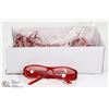 Image 1 : CASE OF RED FRAME  DESIGNER SUNGLASSES