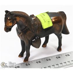 VINTAGE METAL HORSE BANK