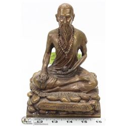 VINTAGE ORIENTAL STATUS MAN WITH INCENSE